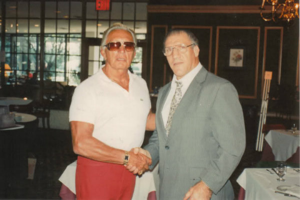 Buddy Rogers & Bruno Sammartino at the 1991 Weekend of Champions